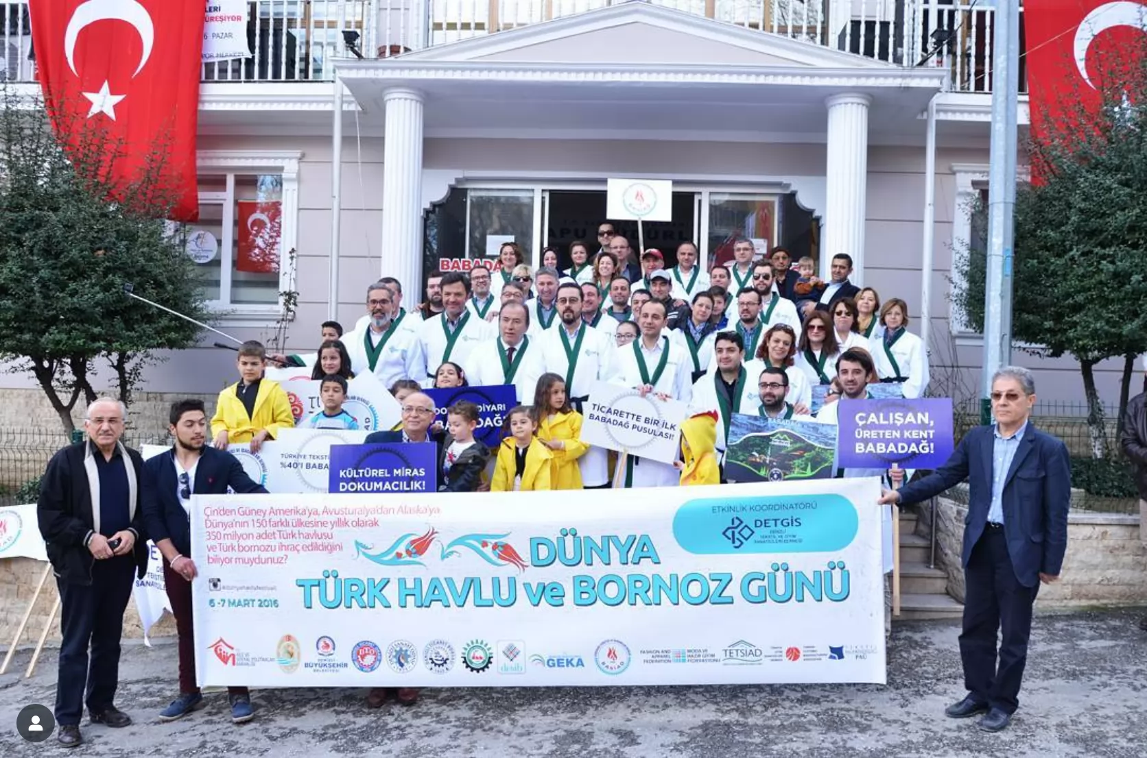 6 Mart Dünya Türk Havlu ve Bornoz Günü basın lansmanı yoğun bir katılımla Babadağ'da gerçekleşti.