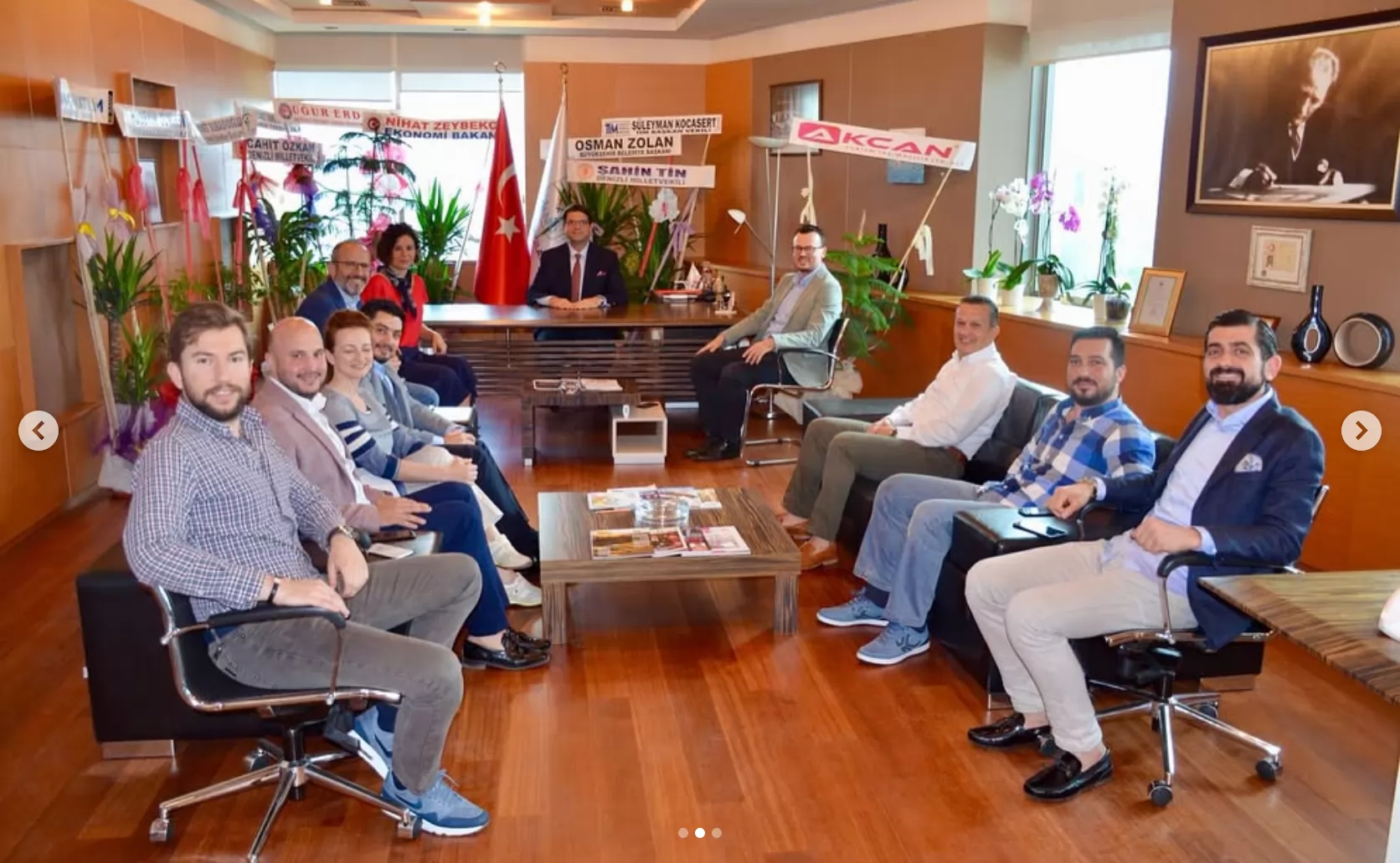 BASİAD Yönetim Kurulu Başkanı Şeref Arpacı ve Yönetim Kurulu Üyeleri, DENİB Yönetim Kurulu Başkanı Hüseyin Memişoğlu’nu ziyaret ederek başarı dileklerini ilettiler