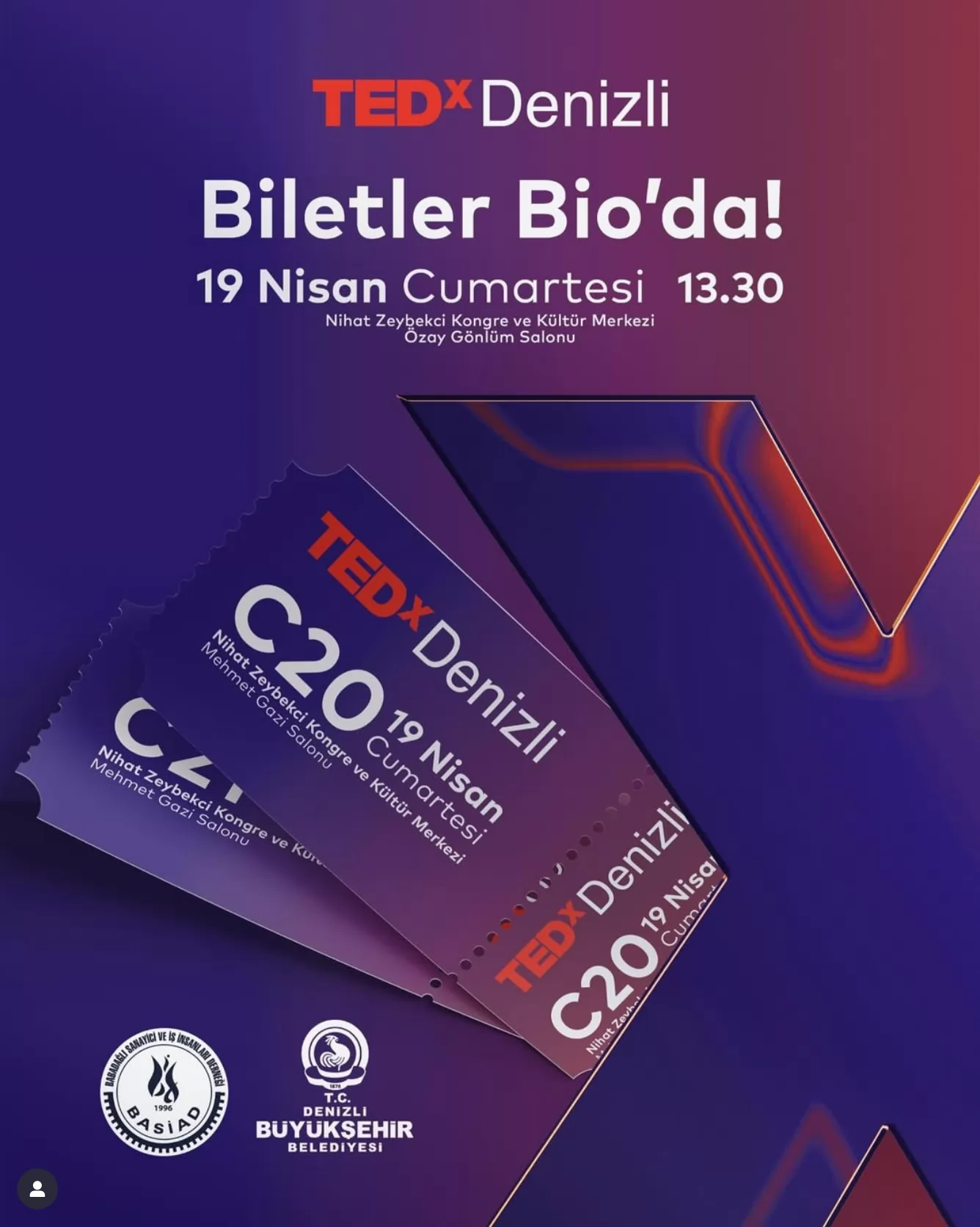 TEDx Denizli biletleri satışta!