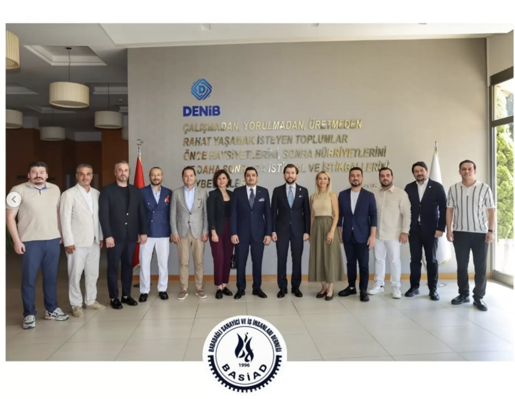 BASİAD Yönetim Kurulu Başkanımız Doğan Değirmenci ve Yönetim Kurulu Üyelerimiz, Denizli İhracatçılar