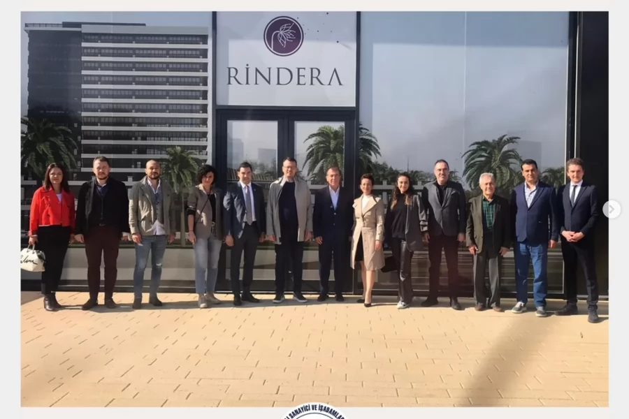 Yönetim kurulu toplantımızda bizlere ev sahipliği yapan sergi ve ticaret merkezi RİNDERA’ya misafirperverlikleri için teşekkür ederiz.