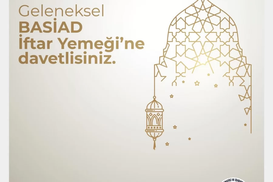 Denizli İl Müftüsü Mehmet Aşık'ın katılımlarıyla 13 Nisan 2023 tarihinde gerçekleşecek olan Geleneksel BASİAD İftar Yemeği’ne tüm üyelerimiz davetlidir.  Katılımınızı kişi sayısı ile birlikte bildirmenizi rica ediyoruz.  LCV: 0 (533) 127 00 85