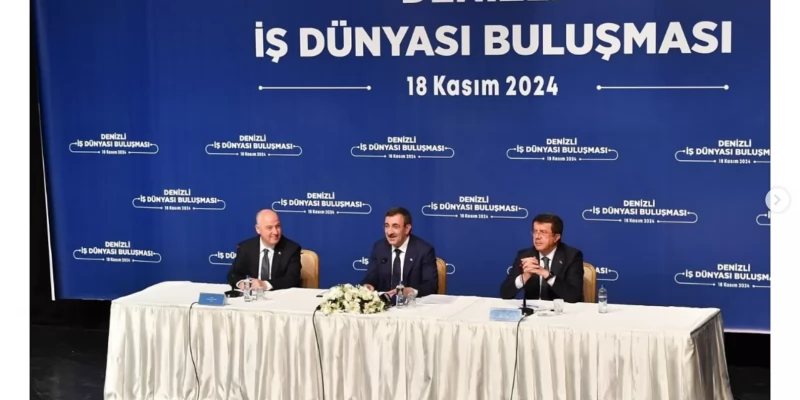 T.C Cumhurbaşkanı Yardımcımız Sayın Cevdet Yılmaz’ın teşrifleriyle “Denizli İş Dünyası Buluşması” toplantısına katıldık.  Toplantının düzenlenmesinde emeği geçen tüm kurum ve kuruluşlara teşekkür ederiz.