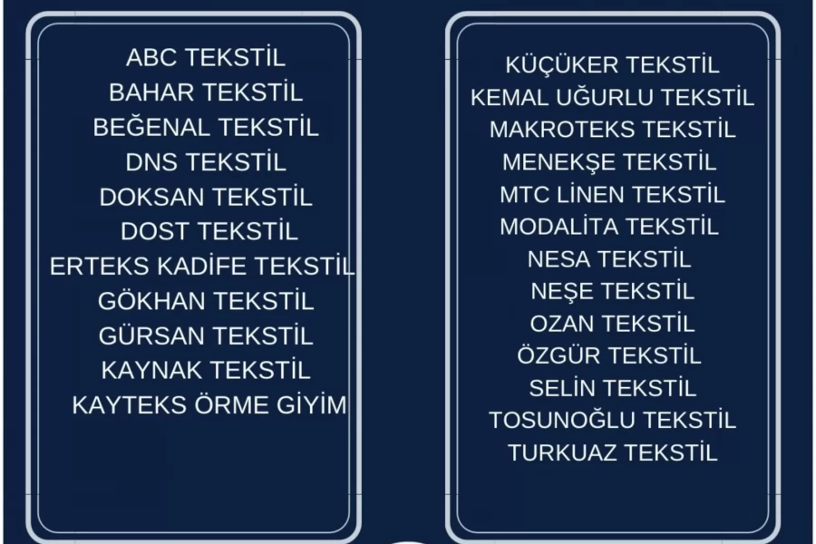2026 Heimtextil Fuarına katılan üyelerimize başarılar dileriz.